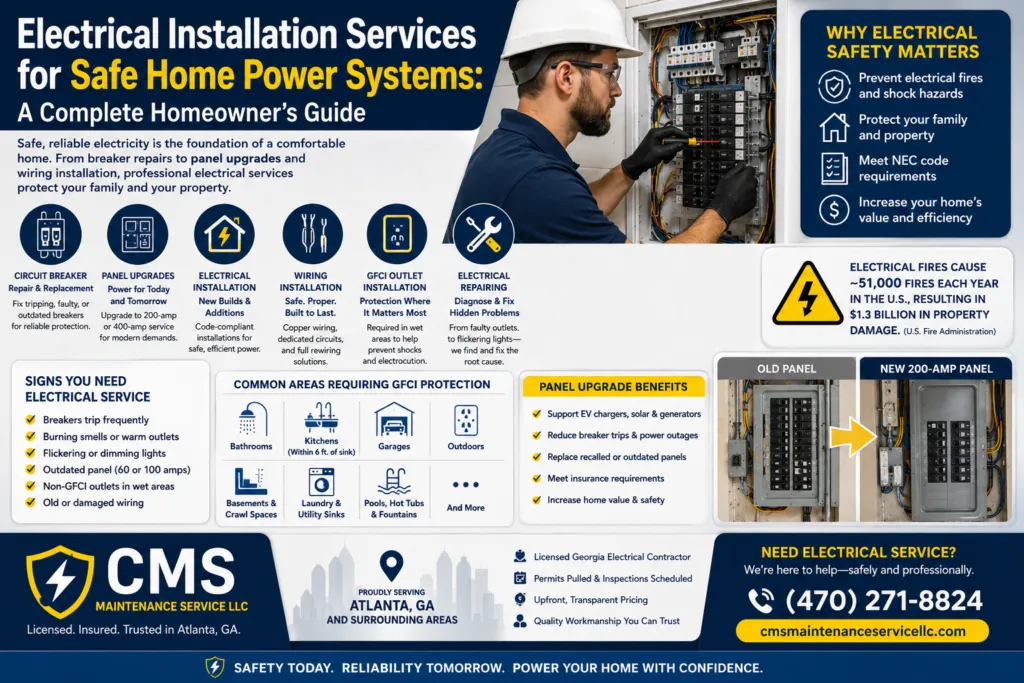 Electrical Installation Services for Safe Home Power Systems